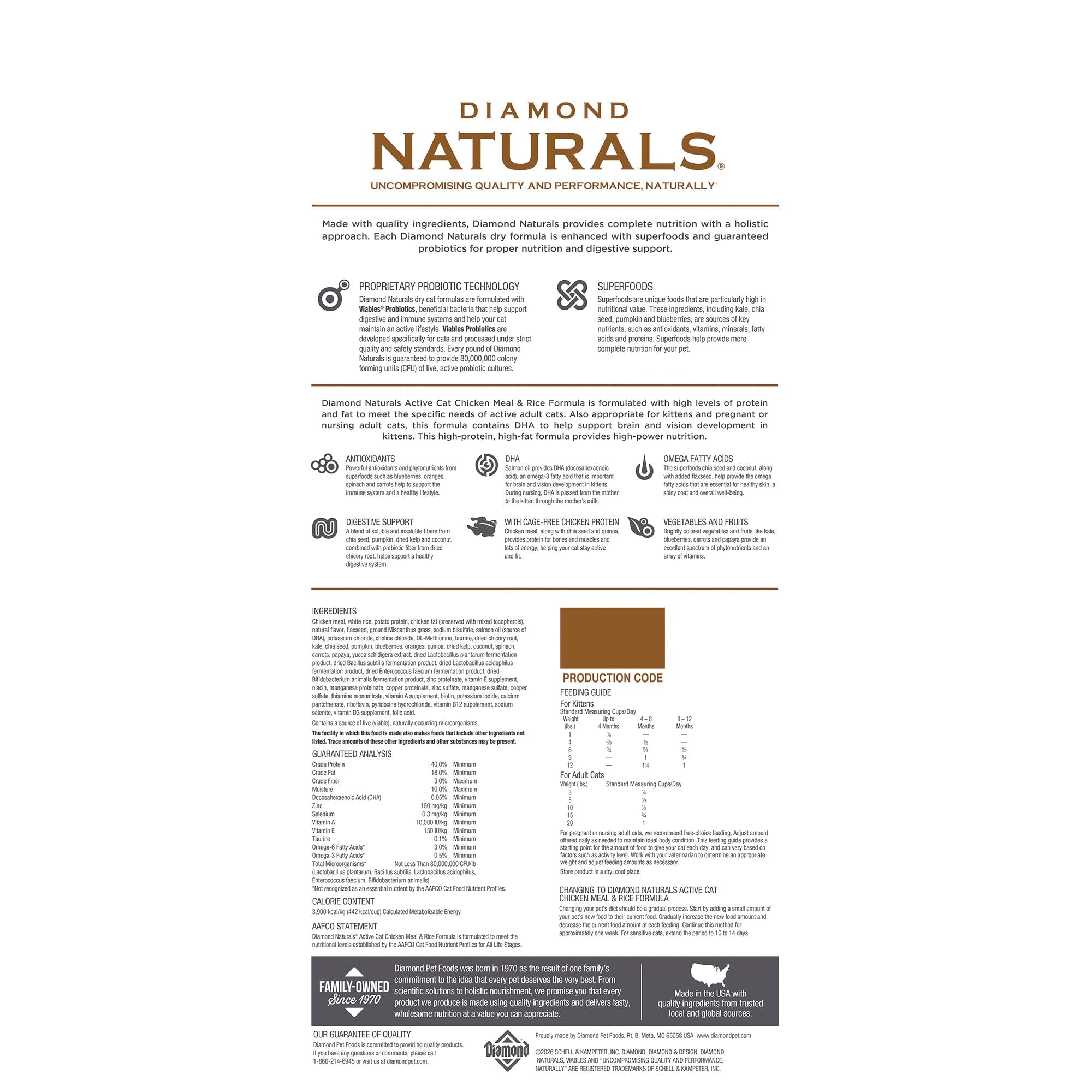 Diamond Naturals gros plan croquettes texture riche en protéines