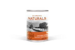 Diamond Naturals avant de la boîte montrant l'étiquette et avantage protéines