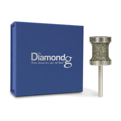Diamondg tête face avant montrant la forme et fixation, précision pour coupe