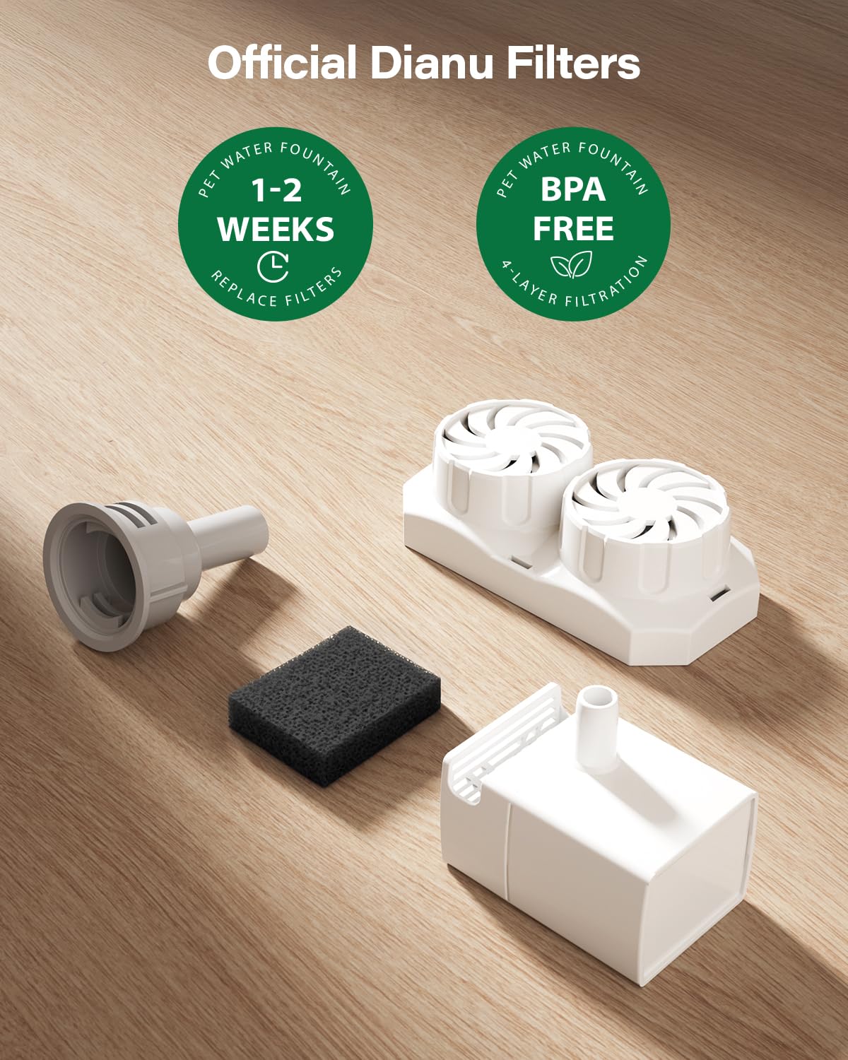 DIANU pack de 12 disposés illustrant stockage et quantité pratique