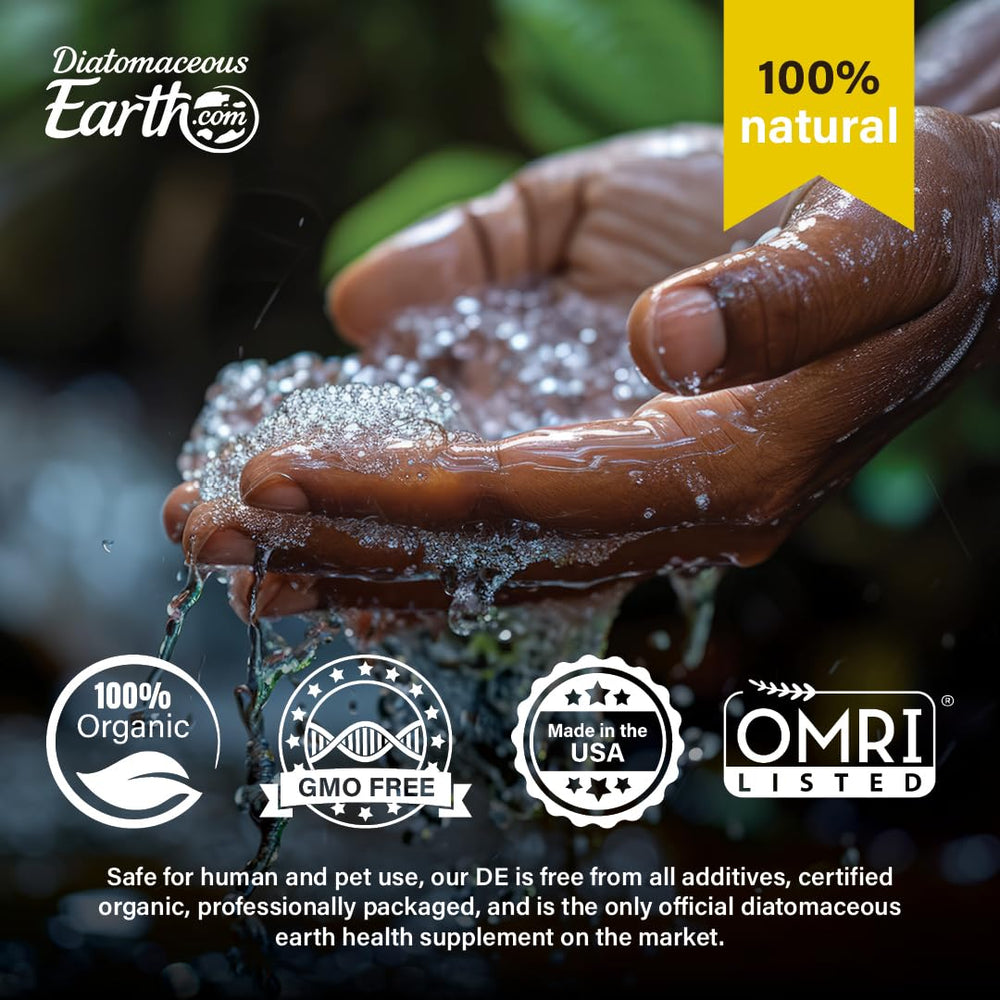 Diatomaceous Earth mise en scène maison sur table montrant polyvalence et usage domestique