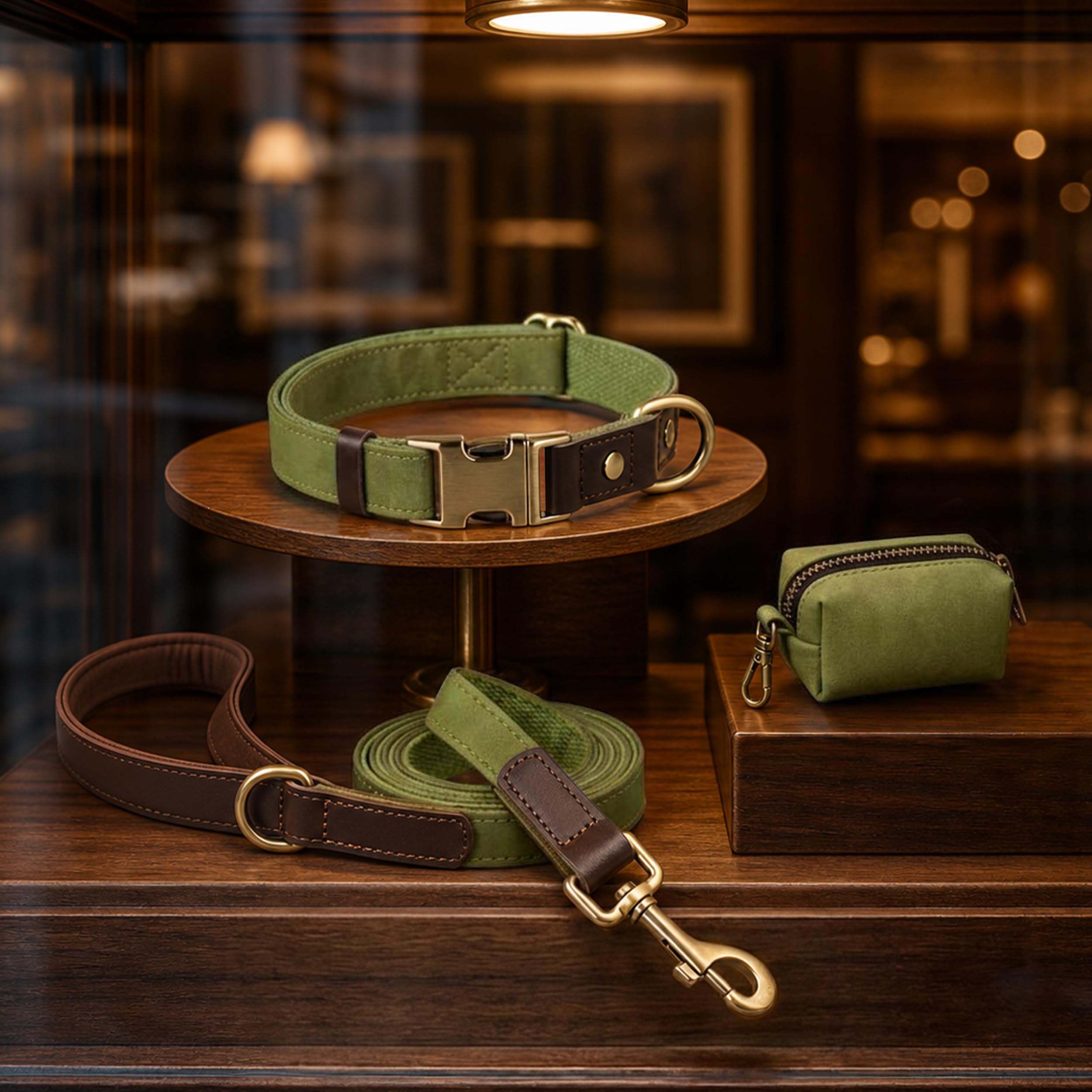 Comparaison de tailles Didog collier S montrant l'ajustement recommandé