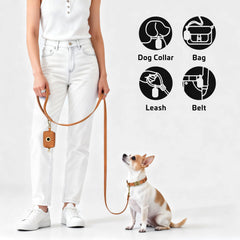 Didog gros plan cuir PU montrant texture résistante et facile à nettoyer