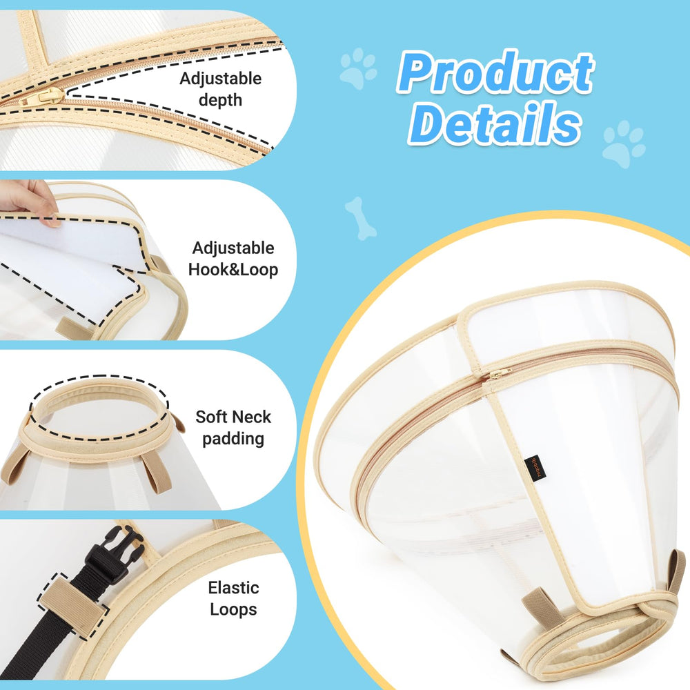 Didopet collerette plastique renforcé montrant solidité et durabilité
