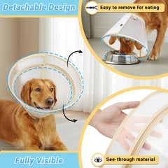 Didopet collerette profil avec coussin de nuque pour confort prolongé