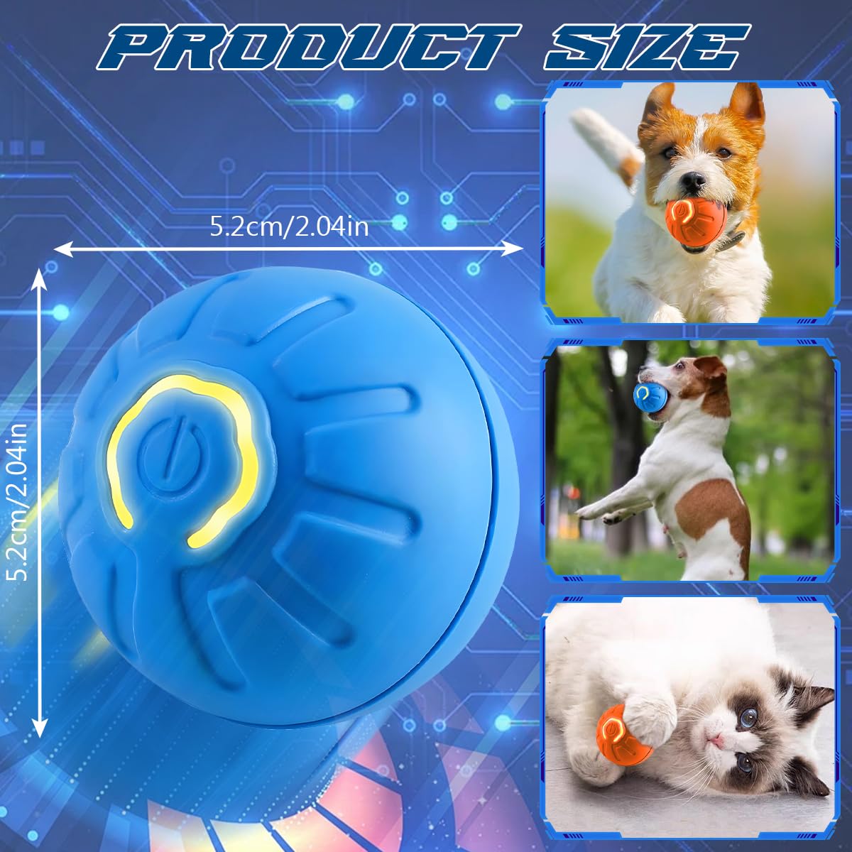 Diehous balle utilisée par un chien stimulant activité et amusement