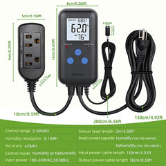 DIGITEN branché en fonctionnement pour automatiser humidité