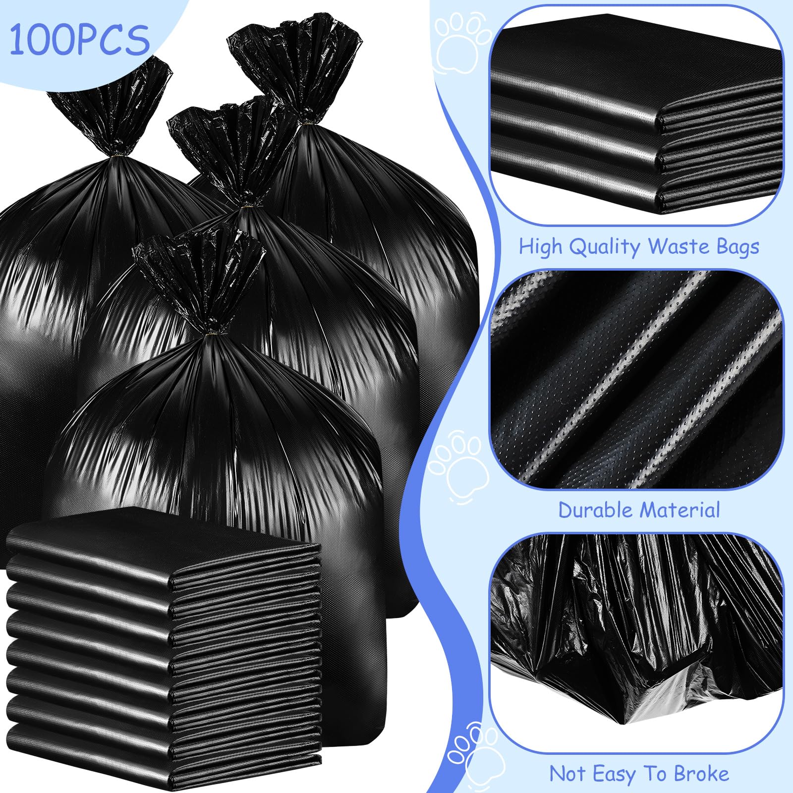 Dinifee sac en usage lors d'une promenade pour collecte propre