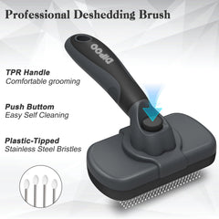 Dipoo brosse détail de la tête avec mécanisme pour un entretien facile