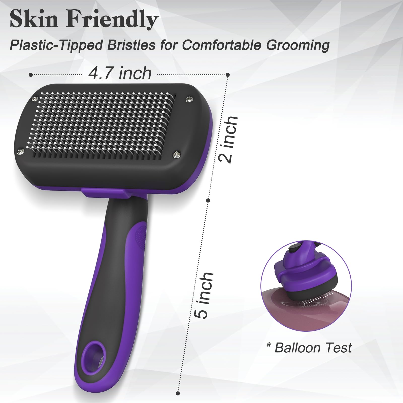 Dipoo brosse en action sur chien réduisant visiblement les poils morts