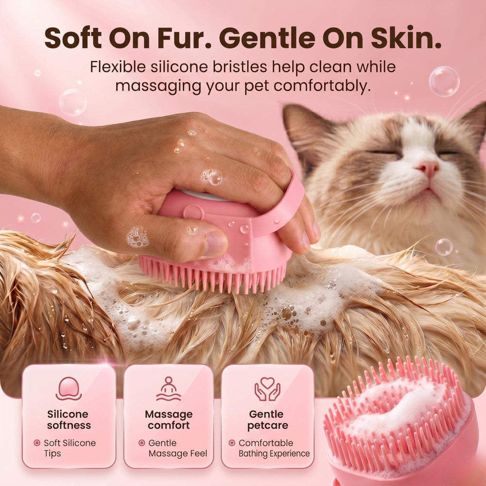 DIYORA brosse posée dans une salle de bain, illustrant un rituel de toilettage quotidien