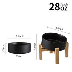 DJJJOOYS socle bambou avec base antidérapante pour stabilité