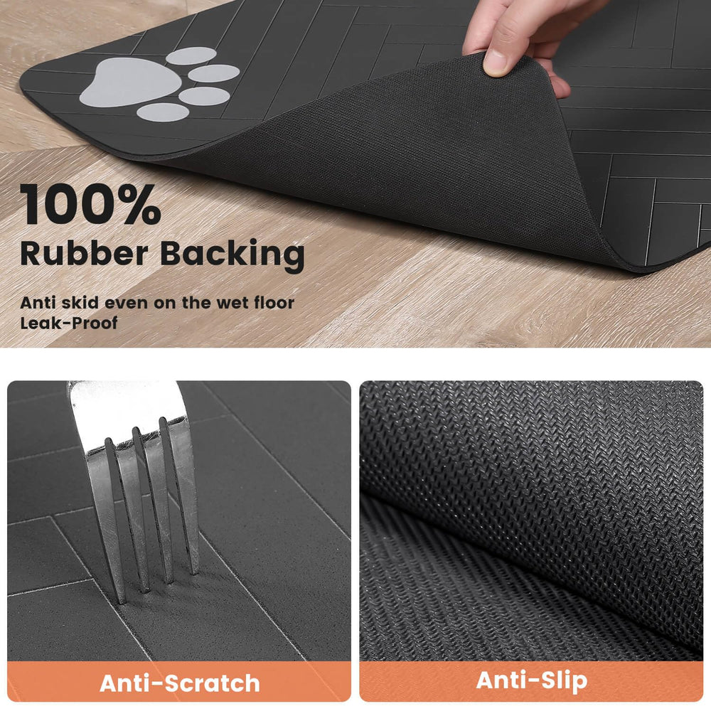 DK177 tapis posé à côté d'un objet pour comparaison de taille et espace utile