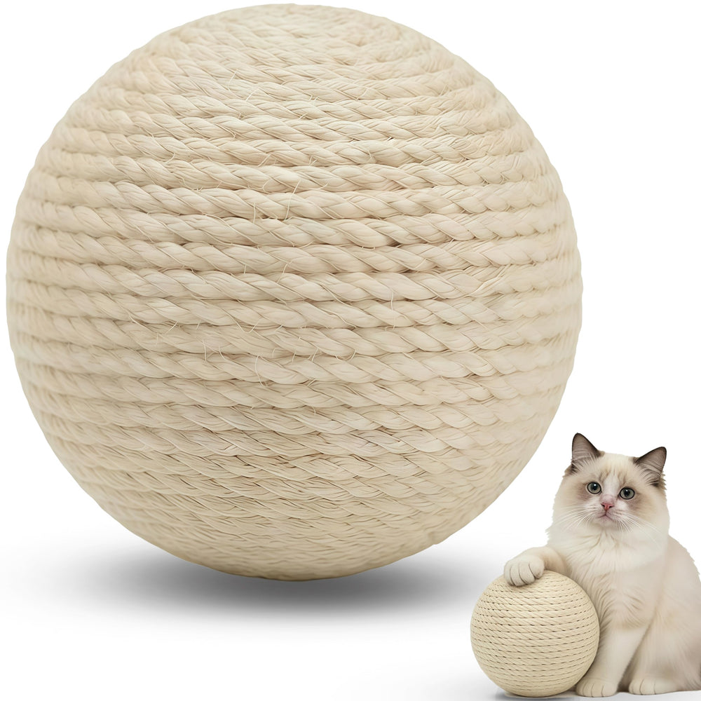 DMZBJ balle sisal vue frontale, design robuste pour jeu sûr