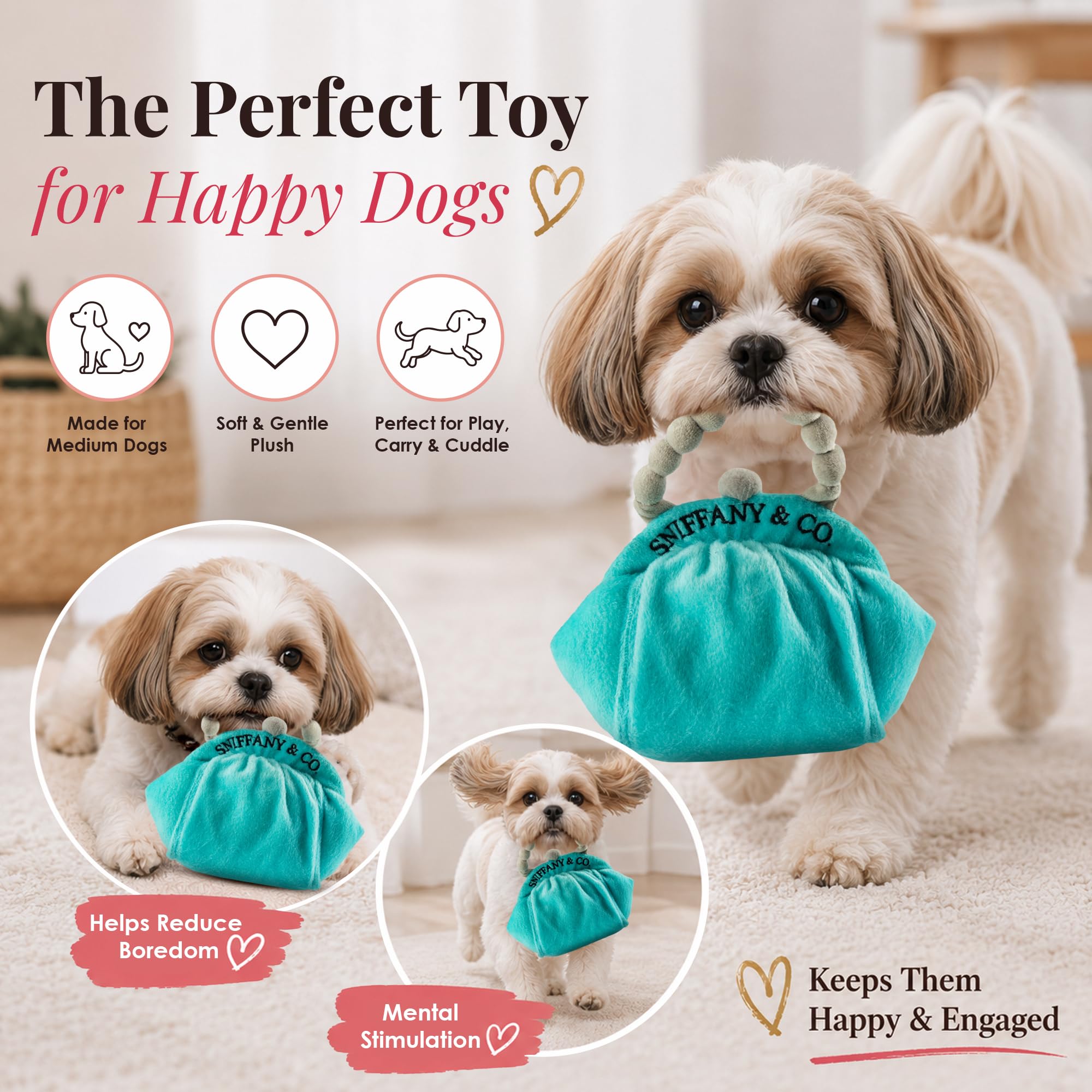 Dog Diggin Designs chien rapportant le sac pour jeu interactif sûr