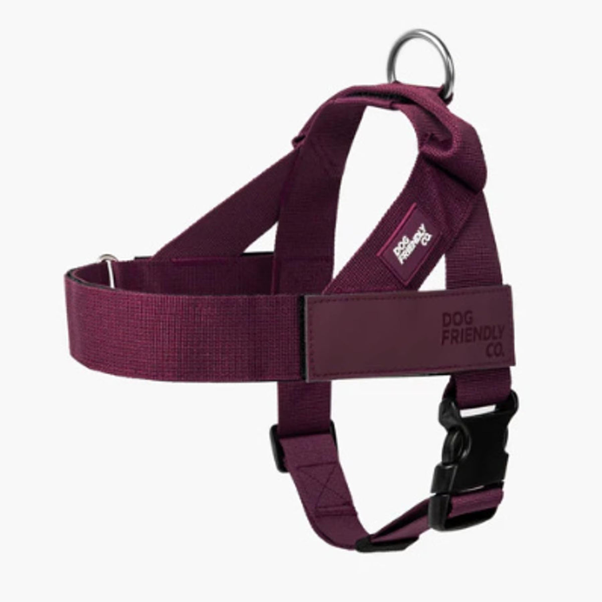 Dog Friendly Co harnais face avant montrant coupe et confort