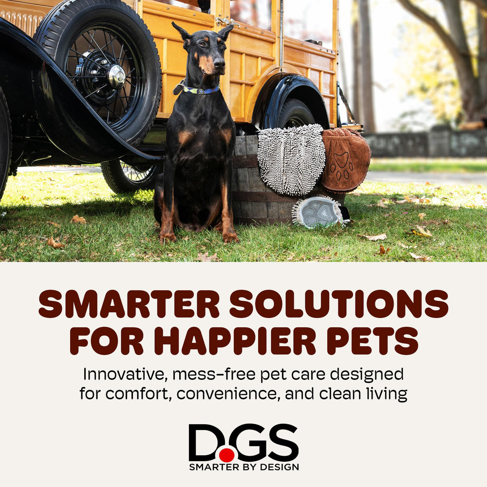 Dog Gone Smart serviette pliée compacte facile à emporter en sortie