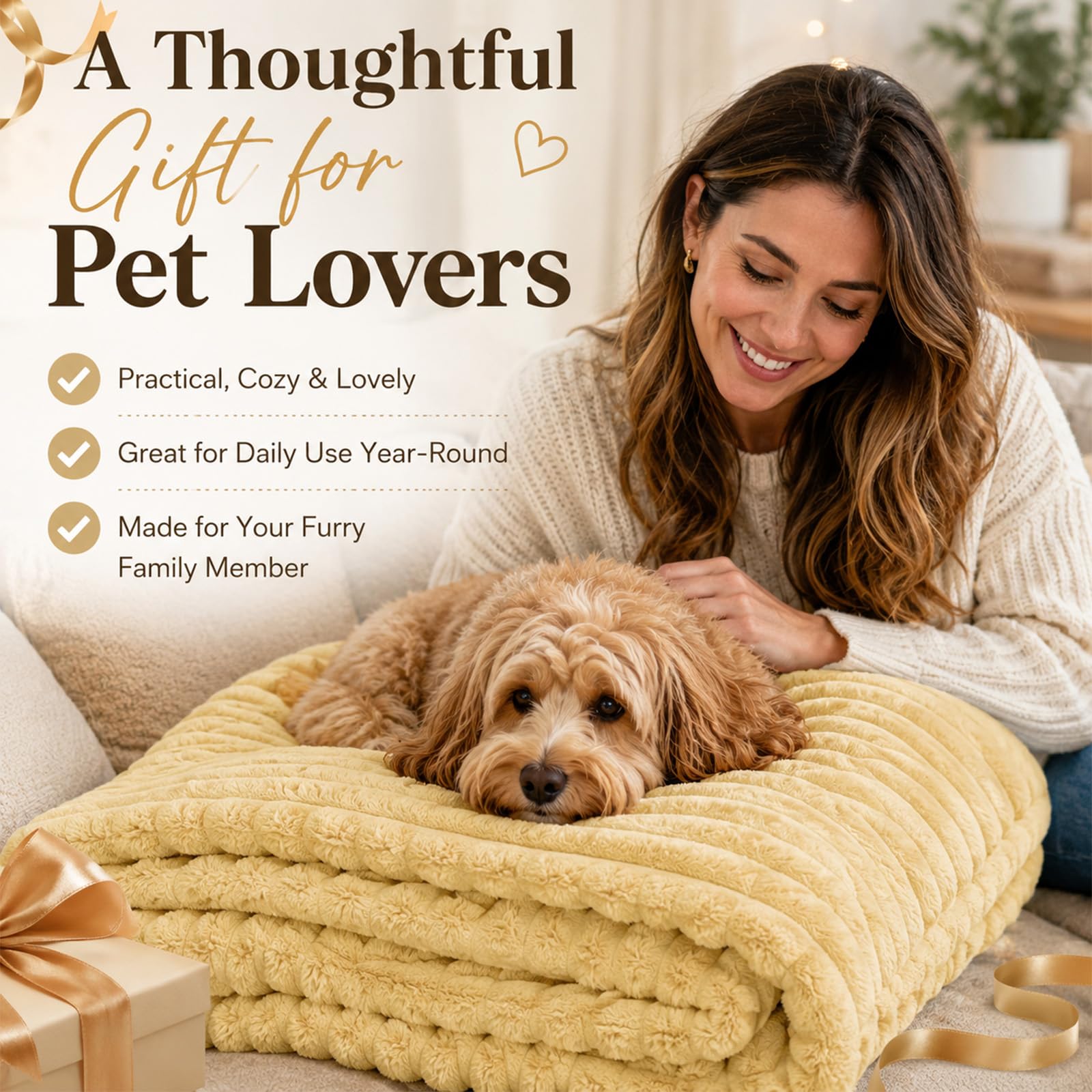 DOG IS KING gros plan texture peluche apaisante et douce