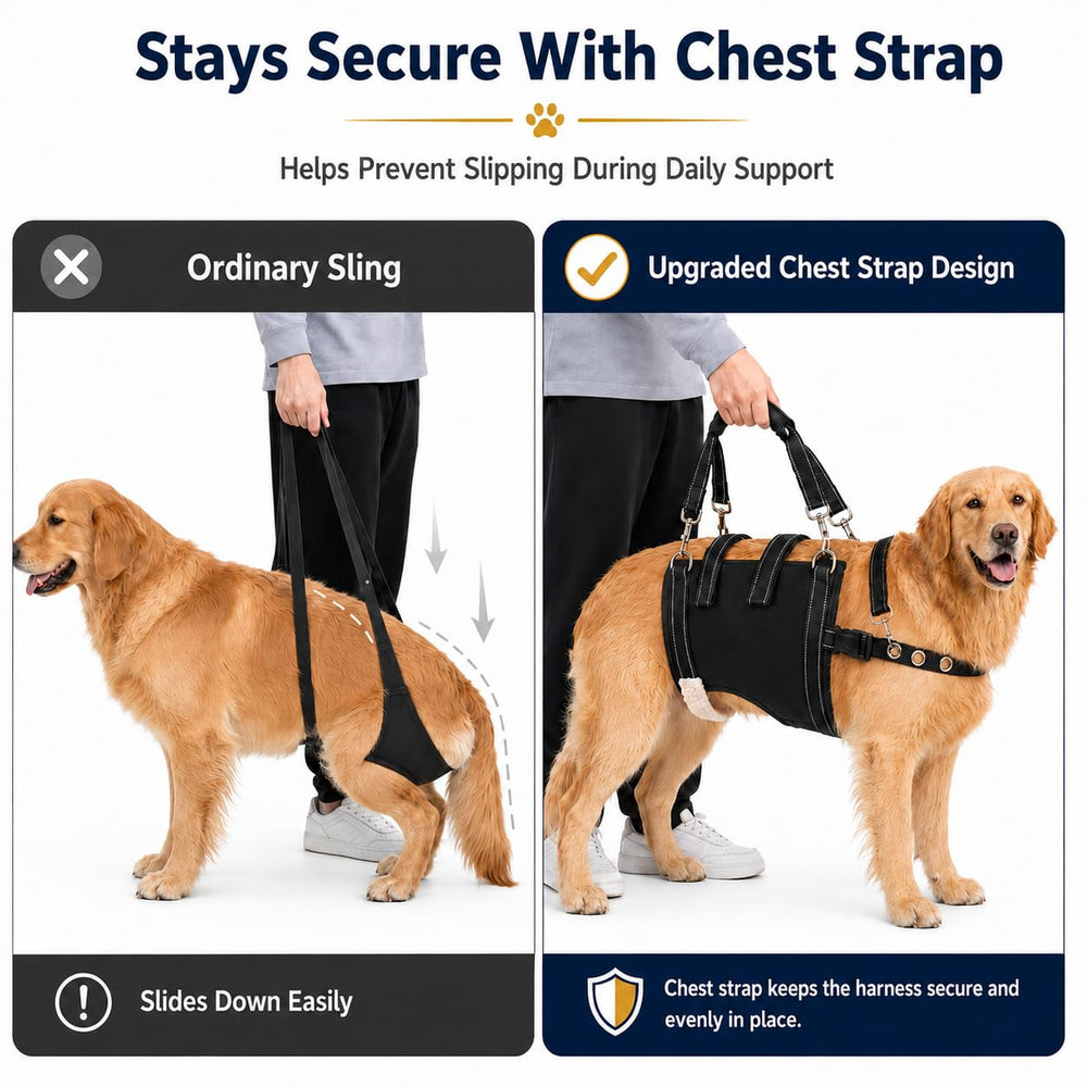Generic Dog Lift harnais rembourrage doux réduisant frottements et inconfort
