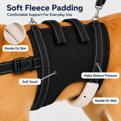 Generic Dog Lift harnais sangle poitrine stabilisante empêchant le glissement