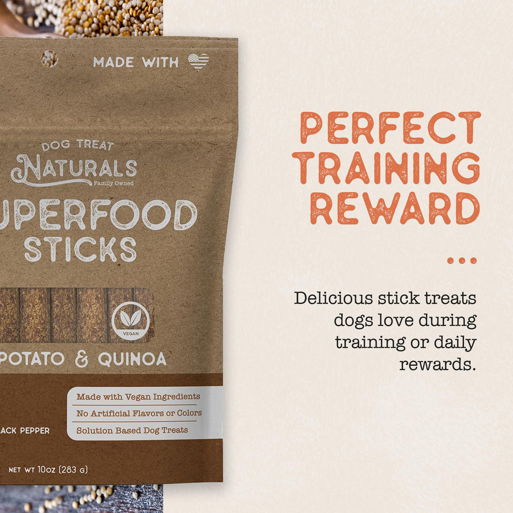 Dog Treat Naturals bâtonnets gros plan montrant texture appétente et richesse protéique