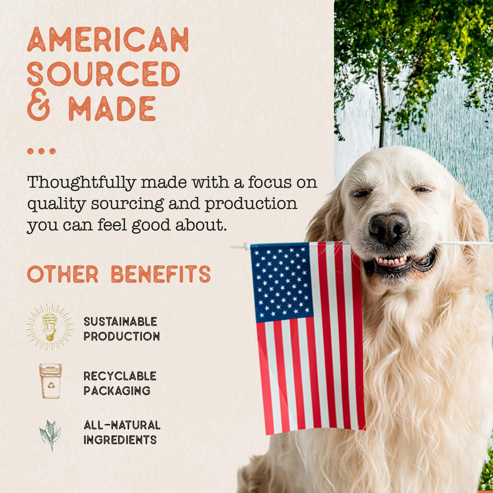 Dog Treat Naturals bâtonnet à côté d’une règle pour visualiser taille et portions