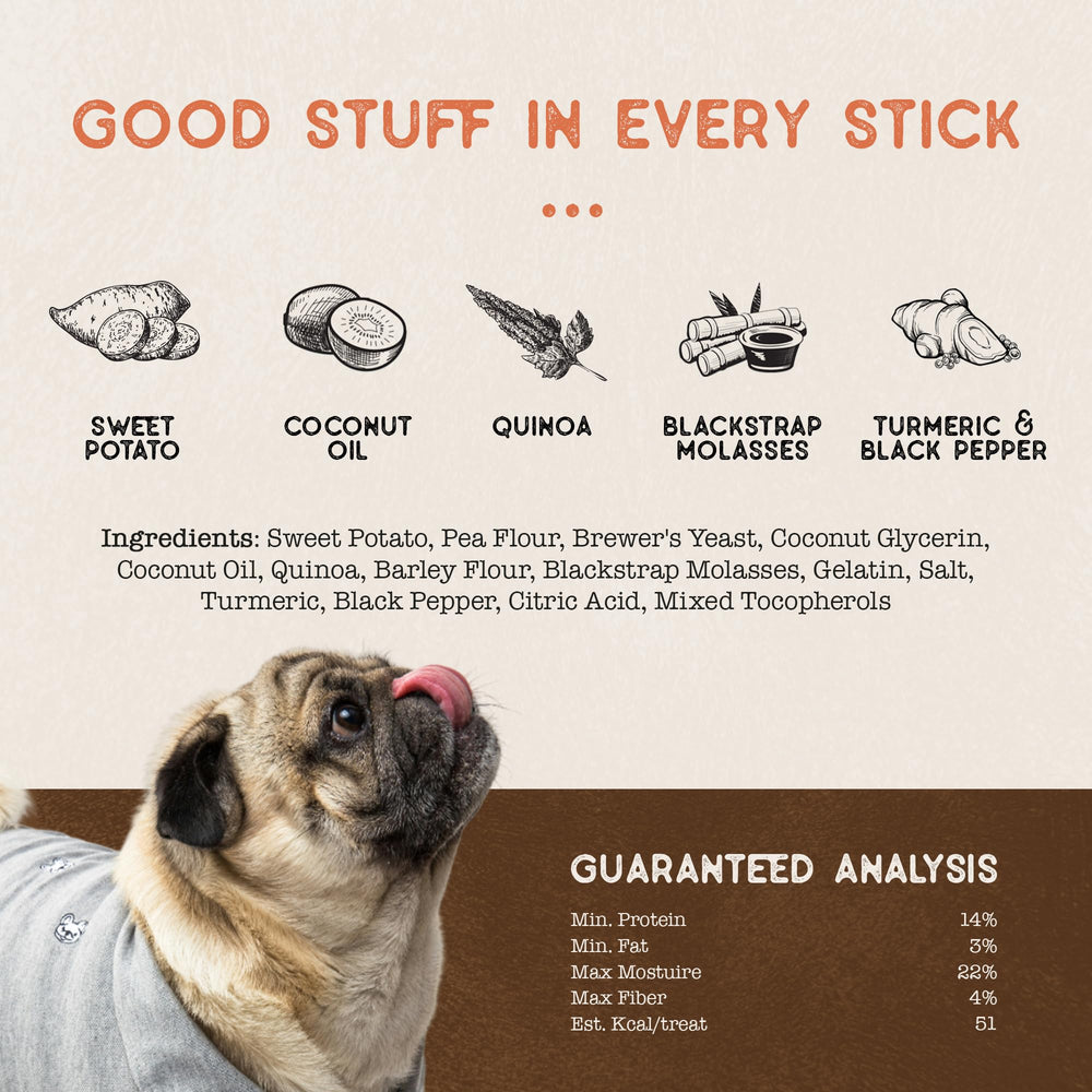 Dog Treat Naturals étiquette ingrédient lisible soulignant bœuf USDA et sans artificiel
