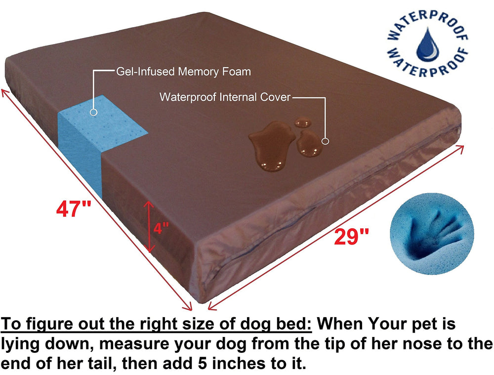 Dogbed4less housse interne imperméable zippée protégeant la mousse