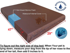 Dogbed4less housse interne imperméable zippée protégeant la mousse