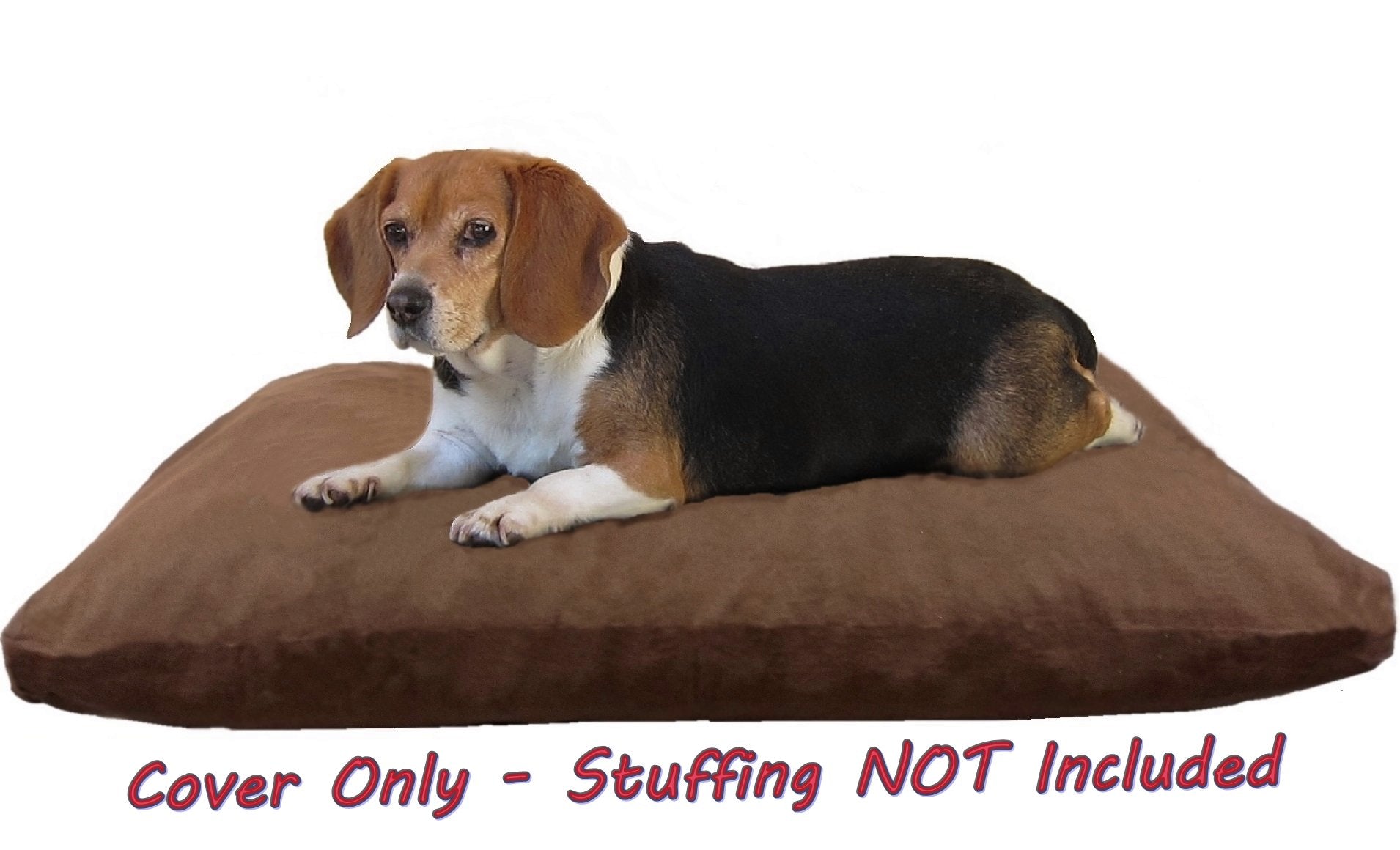 Dogbed4less housse posée sur coussin dans salon illustrant usage quotidien