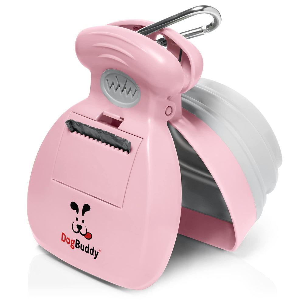 DogBuddy Pooper Scooper face avant montrant la prise ergonomique et gain de confort