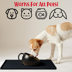 DogBuddy tapis sous gamelle, stabilité accrue pour repas sans renverse