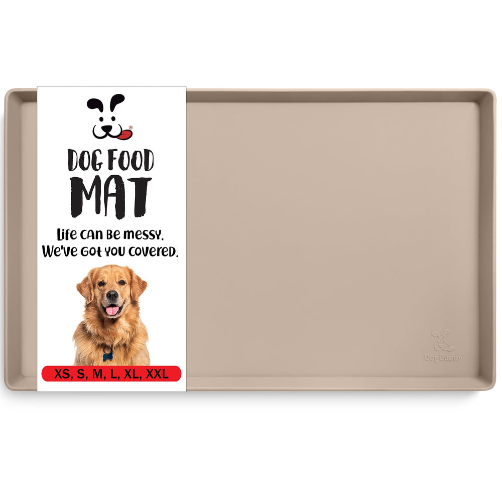 DogBuddy tapis face avant montrant taille XXL et protection du sol