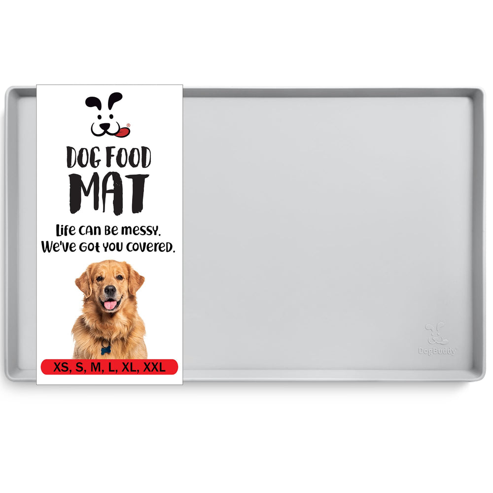 DogBuddy packaging avant montrant tapis imperméable et bénéfice protection du sol