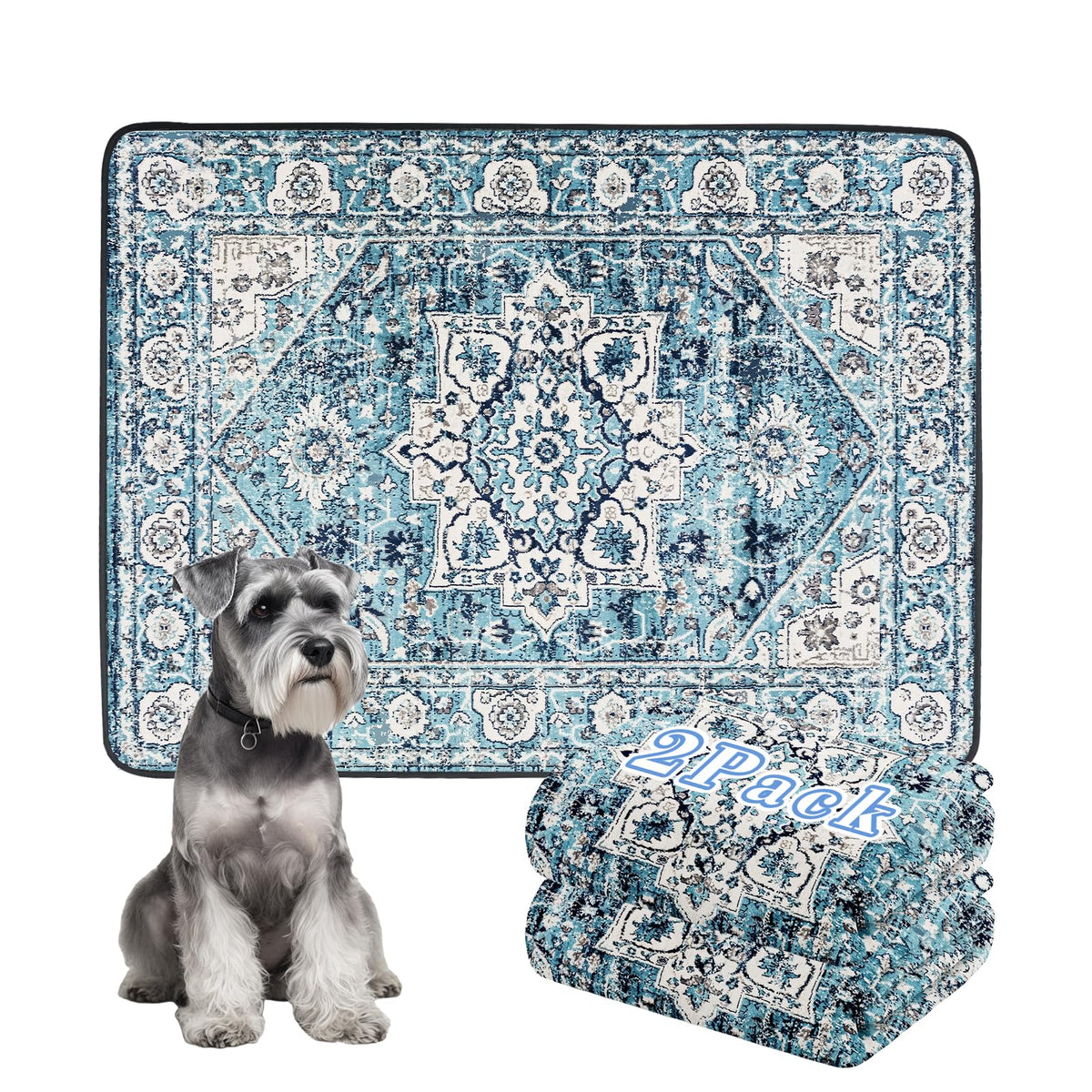 Dogcator vue avant du tapis montrant protection et style décoratif