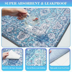 Dogcator gros plan du matelassage nid d'abeille pour absorption rapide