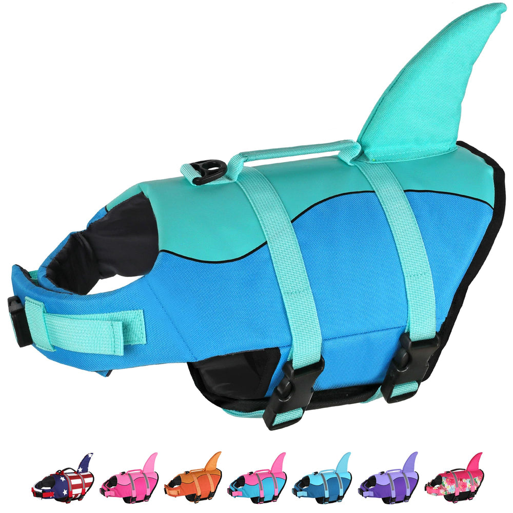 Dogcheer veste face pool blue montrant design et visibilité améliorée