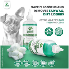 Doggie Dailies gros plan ingrédients montrant aloe vera et tea tree oil apaisants
