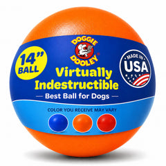 Doggie Dooley balle 14 pouces face avant avec emballage solide et durable