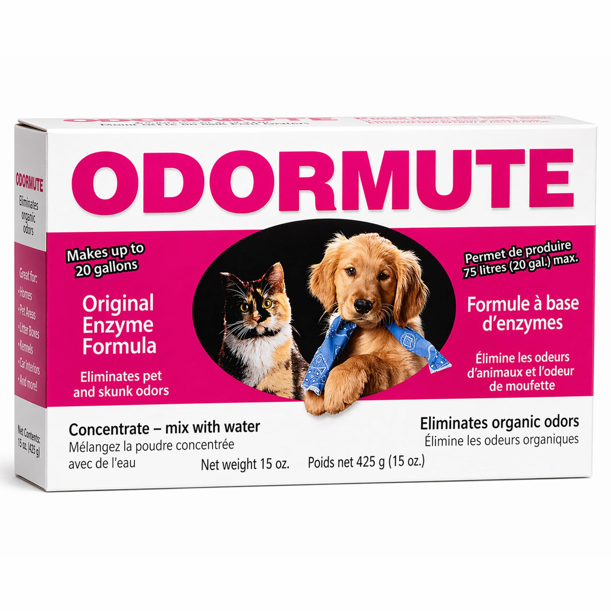 Doggie Dooley pot étiquette frontale montrant l'usage et le format pratique