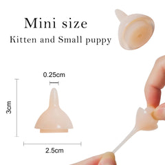 Doggiema gros plan tétine en silicone montrant texture douce