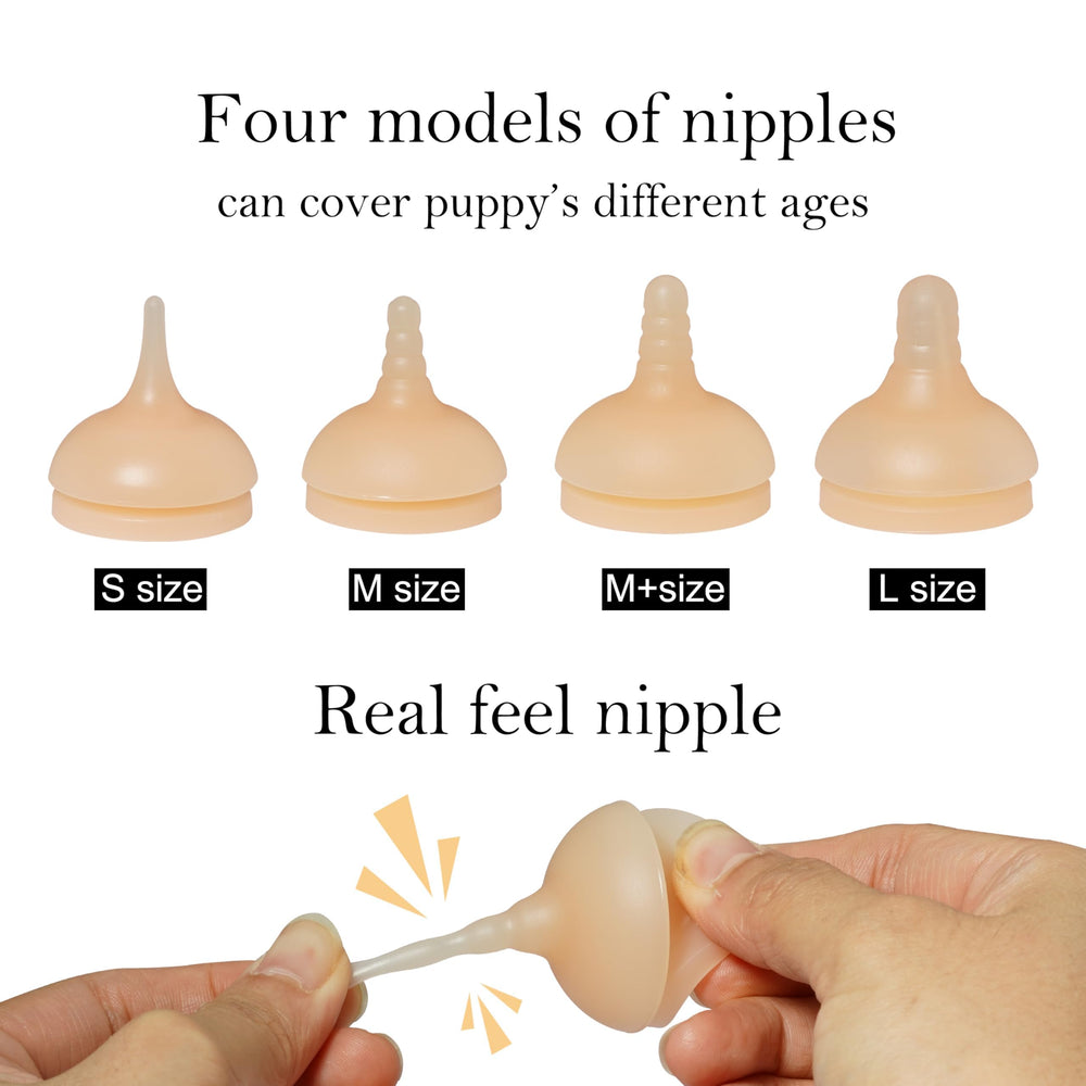 Doggiema tétine petite en silicone pour nouveau-nés apportant un débit contrôlé