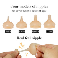 Doggiema tétine petite en silicone pour nouveau-nés apportant un débit contrôlé