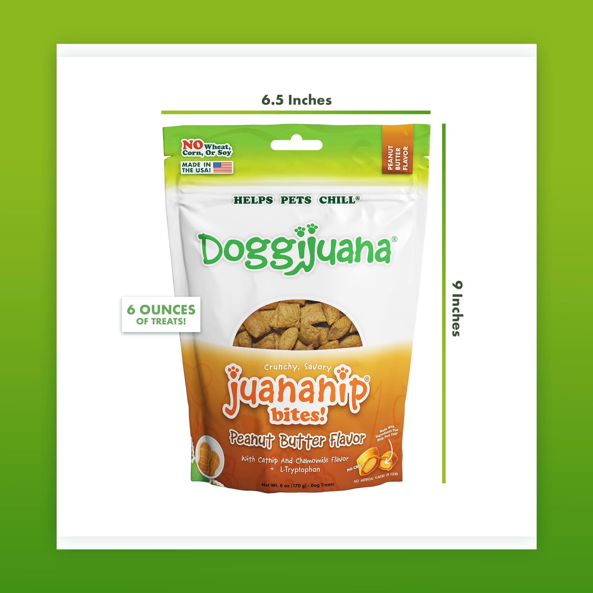 Doggijuana chiot recevant friandise, favorise apprentissage serein