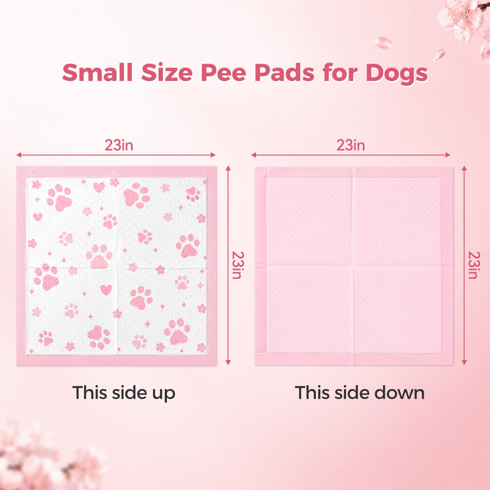 DOGGO DOUG face avant du tapis avec motif floral, repère visuel attractif