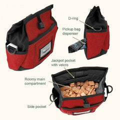 Doggone Good poches latérales et distributeur de sacs hygiéniques visibles