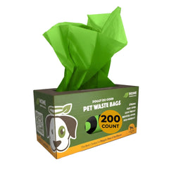 Doggy Do Good emballage avant montrant boîte de 200 sacs et facilité