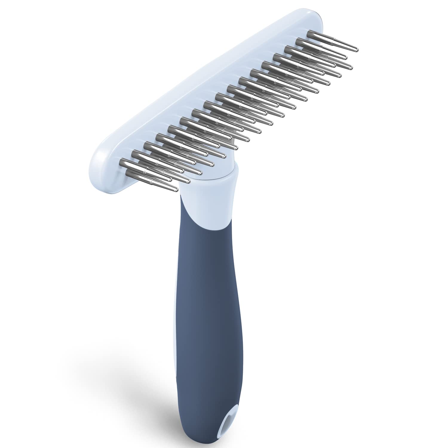 DOGI vue avant brosse Haze Blue montrant double rangée et design, efficacité rapide
