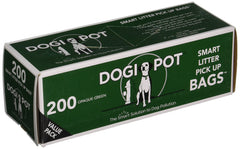 Dogipot rouleau face avant montrant l'emballage pratique et le nombre de sacs