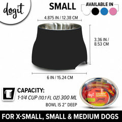 Dogit gamelle en usage avec chien réduisant effort articulaire